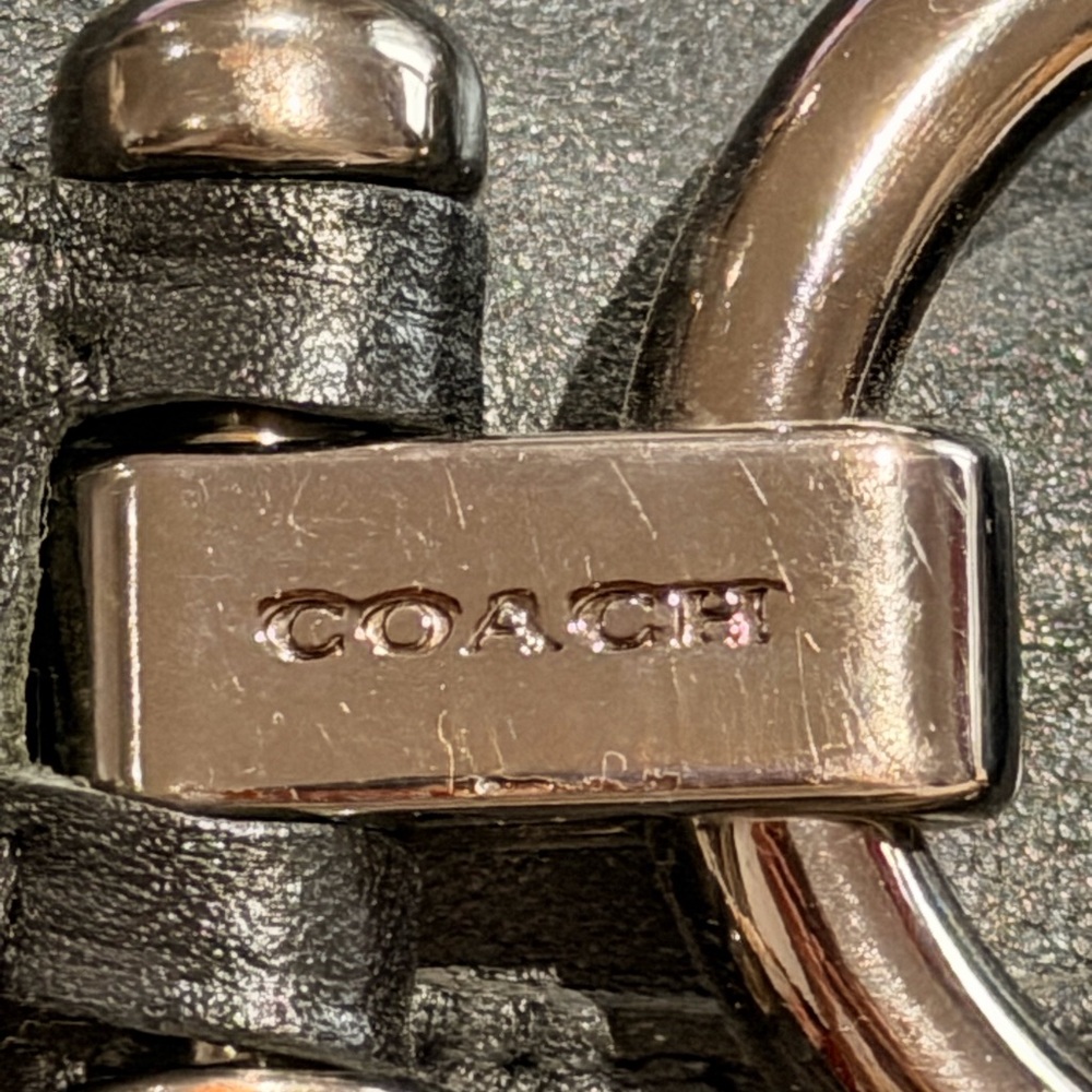 Coach Black Leather Heeled Boots - Picture 7 of 7